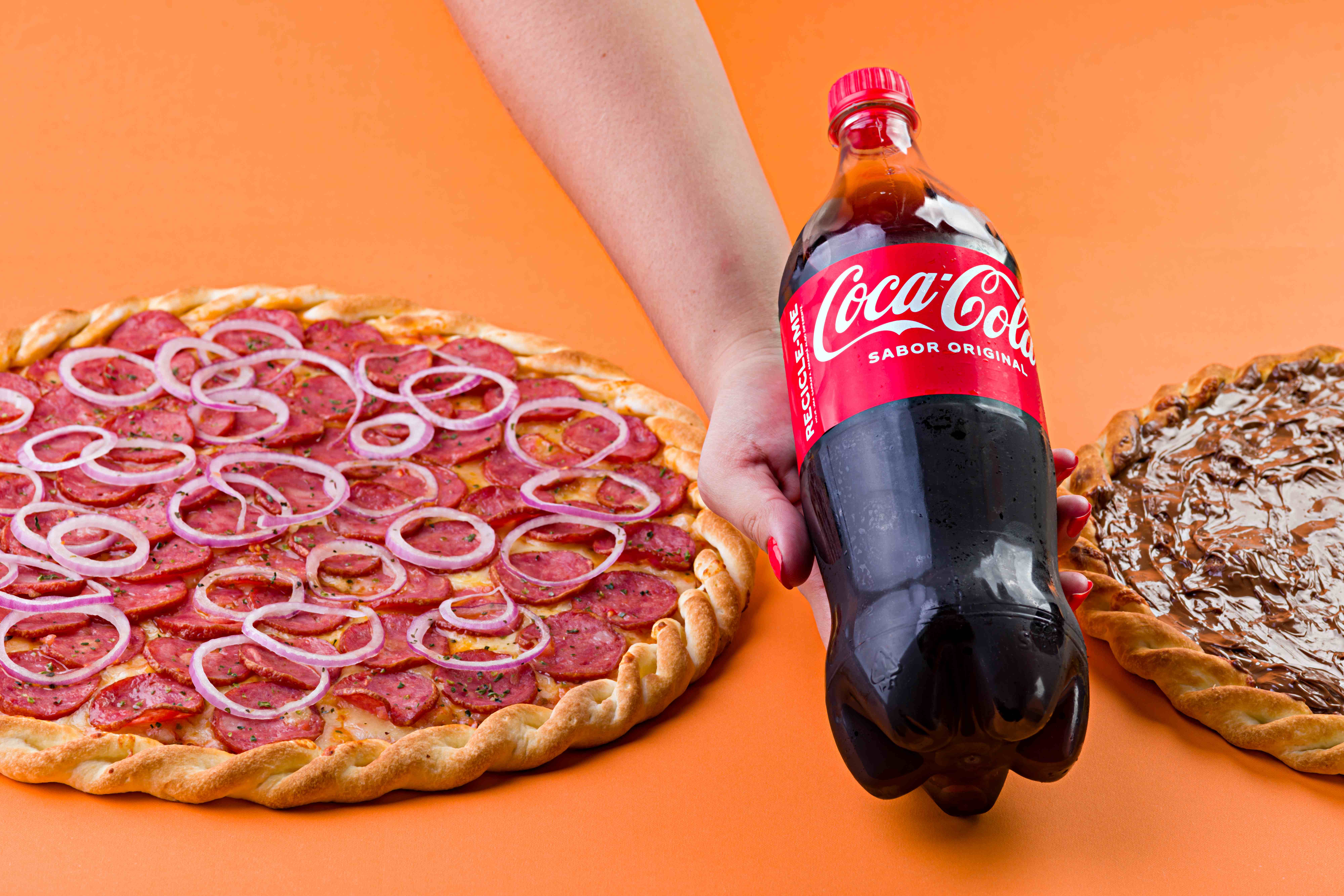 Pizza Grande 2 Sabores + Pizza Doce